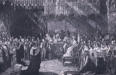 Drottning Victorias kröning 1838 av George Hayter