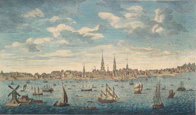 En östlig utsikt över staden Philadelphia, i provinsen Pennsylvania, i Nordamerika: tagen från Jersey Shore av George Heap
