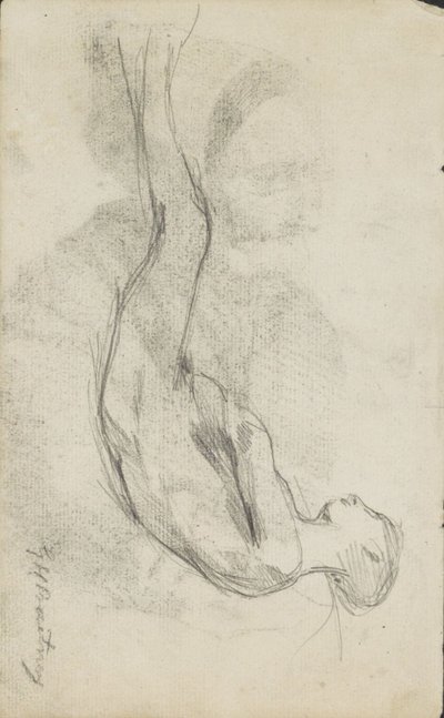 Ligger naken av George Hendrik Breitner (signed by artist)
