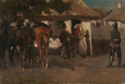 Debiterar trupperna av George Hendrik Breitner