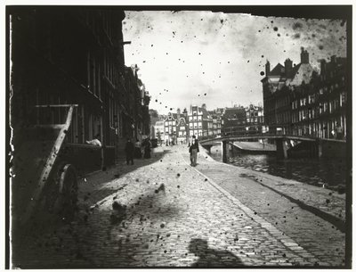 Utsikt över Looiersgracht i Amsterdam av George Hendrik Breitner
