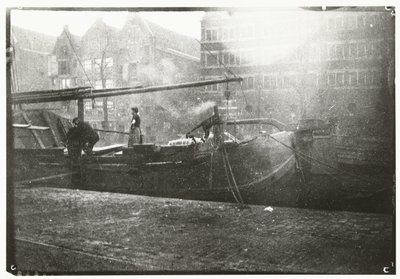 Regeringslager på Brouwersgracht i Amsterdam av George Hendrik Breitner