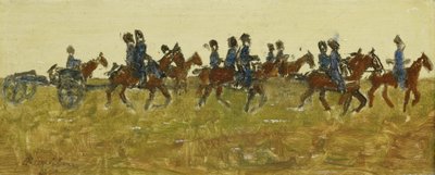 Husarer på manöver av George Hendrik Breitner
