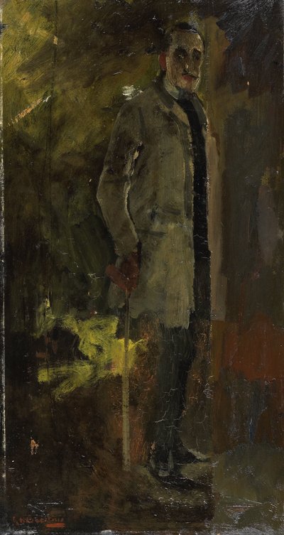 Porträtt av Floris Verster av George Hendrik Breitner
