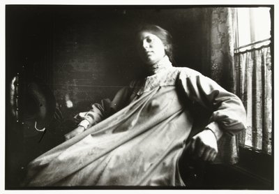 Porträtt av en okänd kvinna hemma hos Breitner av George Hendrik Breitner