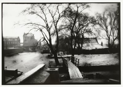 Vinterutsikt över Amstel i Amsterdam av George Hendrik Breitner