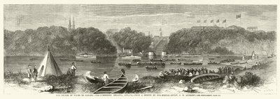 Prinsen av Wales i Kanada, Lumberers Regatta, Ottawa av George Henry Andrews