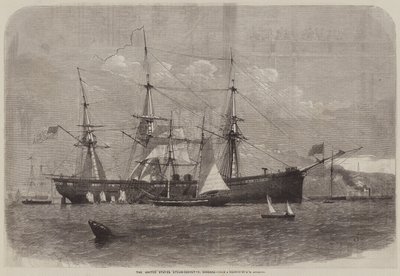 USA Steam-Corvette, Niagara av George Henry Andrews