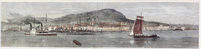 Utsikt över staden Montreal, Kanada East av George Henry Andrews