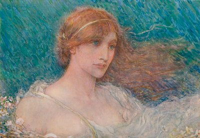April, c1850-1905, 1906. av George Henry Boughton