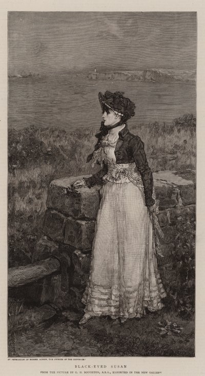Svartögda Susan av George Henry Boughton