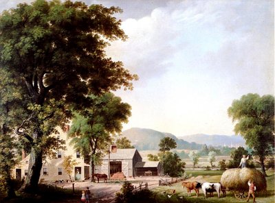 Höja på Jones Inn, 1854 av George Henry Durrie