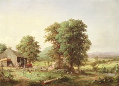 Sommarlandskap, 1862 av George Henry Durrie