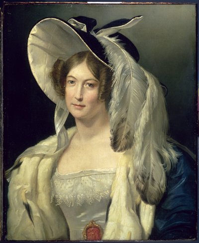 Victoria May Louise, hertiginna av Kent (1786-1861), ca 1830-40 av George Henry Harlow
