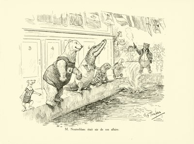 Mr Nourseblanc var säker på sin sak (litografi) av George Henry Thompson