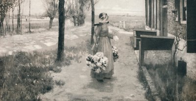 Blomsterflicka i Holland, 1887, 1912 av George Hitchcock