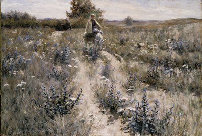 Flygningen till Egypten, 1892. av George Hitchcock