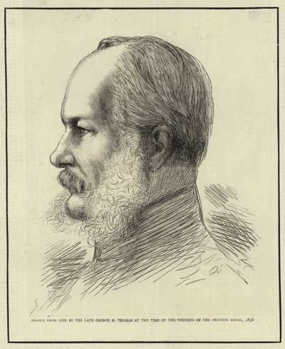 Hans sena majestät Vilhelm I, Tysklands kejsare, kung av Preussen av George Housman Thomas