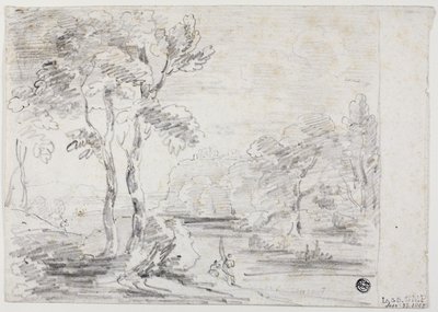 Arkadiskt landskap, 1805 av George Howland Beaumont
