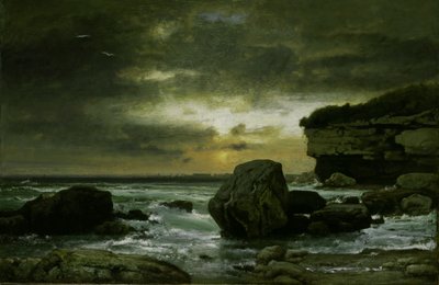 En marinsoldat, ca. 187475. av George Inness