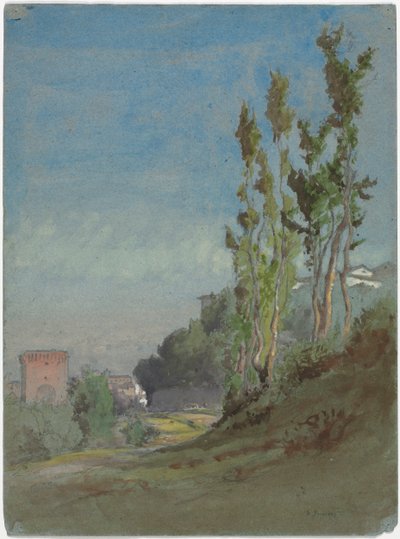 Albano, Italien, ca. 1872. av George Inness