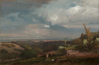 Närmar sig storm från Alban Hills av George Inness