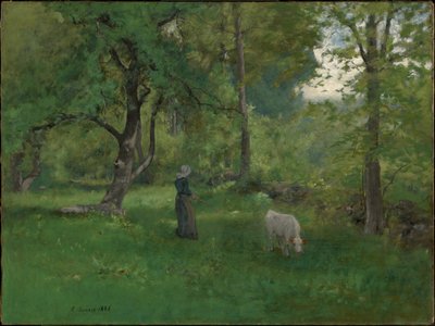 Grönt landskap av George Inness