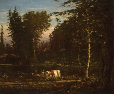 I Adirondackbergen av George Inness