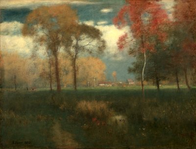 Solig höstdag, 1892. av George Inness