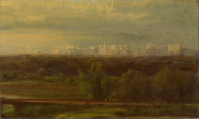 Visionärt landskap av George Inness