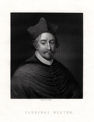 Kardinal David Beaton, c1494-1546, skotsk kardinal och ärkebiskop av St Andrews av George J. Stodart