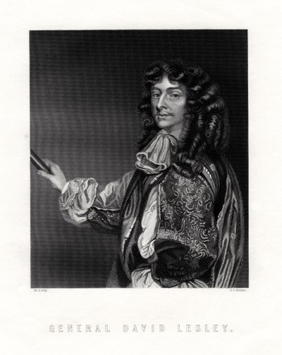 David Leslie, Lord Newark, kavalleriofficer och general i engelska inbördeskriget, 1800-talet av George J. Stodart