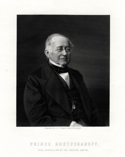 Prins Gorchakov, rysk diplomat, 1800-talet av George J. Stodart
