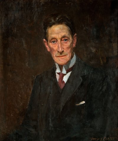Porträtt av Sir Johnston Forbes-Robertson, 1900-1925. av George James Coates