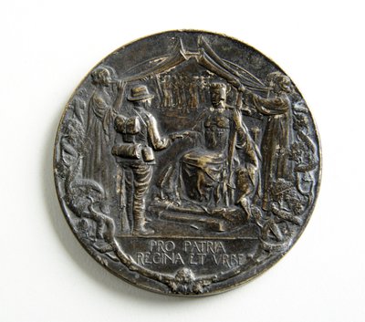 Medalj till minne av City Imperial Volunteers återkomst från boerkriget av George James Frampton