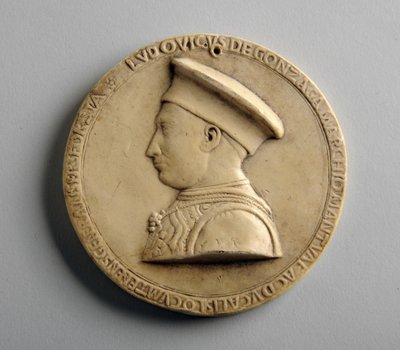Gipsmedaljong (gips) av George James Frampton