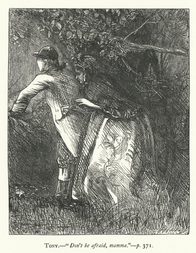 Illustration för She Stoops To Conquer (gravyr) av George John Pinwell