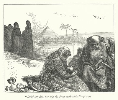 Illustration för fångenskapen (gravyr) av George John Pinwell