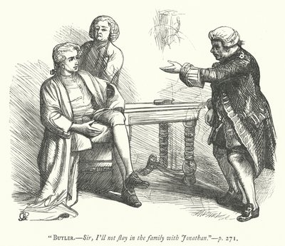 Illustration för den godmodiga mannen (gravyr) av George John Pinwell