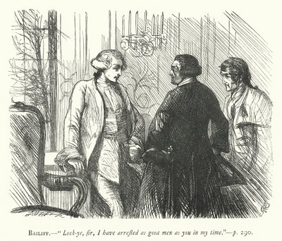 Illustration för den godmodiga mannen (gravyr) av George John Pinwell