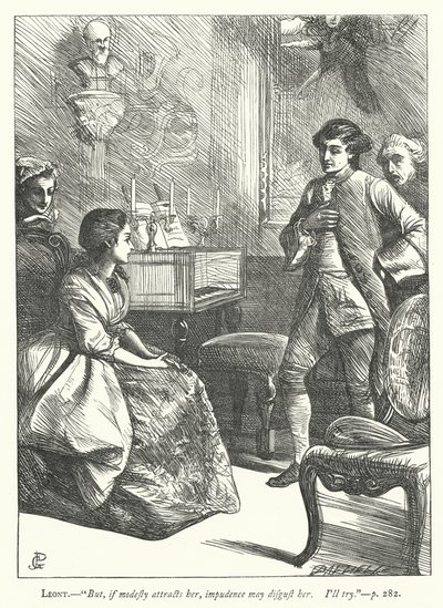 Illustration för den godmodiga mannen (gravyr) av George John Pinwell