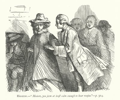Illustration för den godmodiga mannen (gravyr) av George John Pinwell