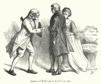 Illustration för den godmodiga mannen (gravyr) av George John Pinwell