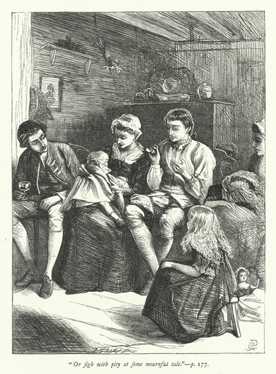 Illustration för Resenären av George John Pinwell
