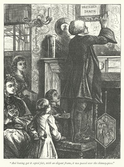 Illustration för The Vicar of Wakefield (gravyr) av George John Pinwell