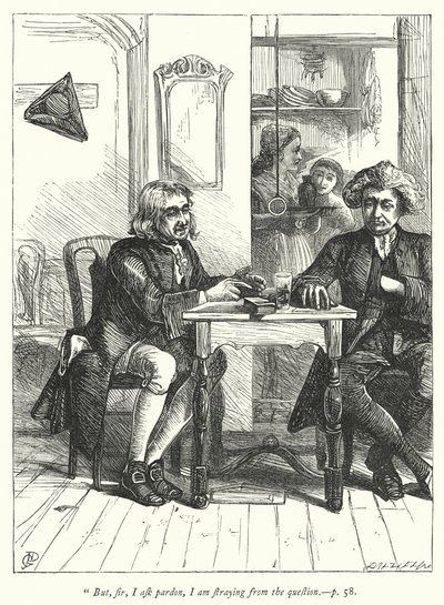 Illustration för The Vicar of Wakefield (gravyr) av George John Pinwell