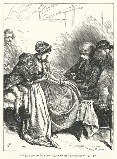 Illustration för The Vicar of Wakefield (gravyr) av George John Pinwell