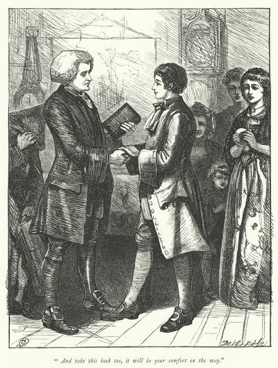 Illustration för The Vicar of Wakefield (gravyr) av George John Pinwell