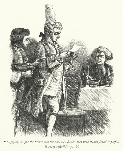 Illustration för The Vicar of Wakefield (gravyr) av George John Pinwell
