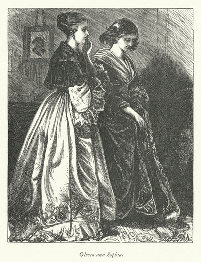Illustration för The Vicar of Wakefield (gravyr) av George John Pinwell